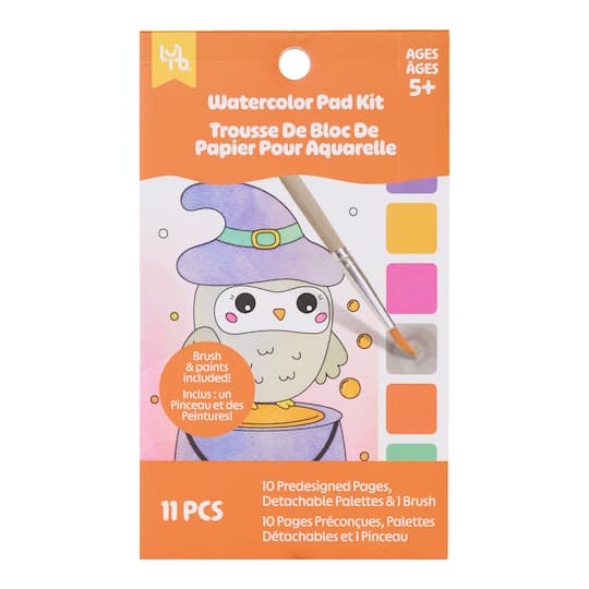 Michaels, Halloween Mini Watercolor Pad Kit by Little Yellow Bicycle® – Category: Buckets & Toys